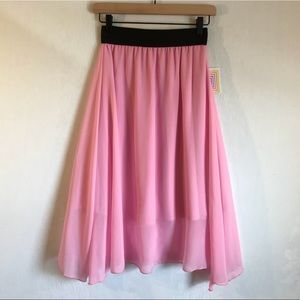 LuLaRoe Lola Flirty Pink Skirt